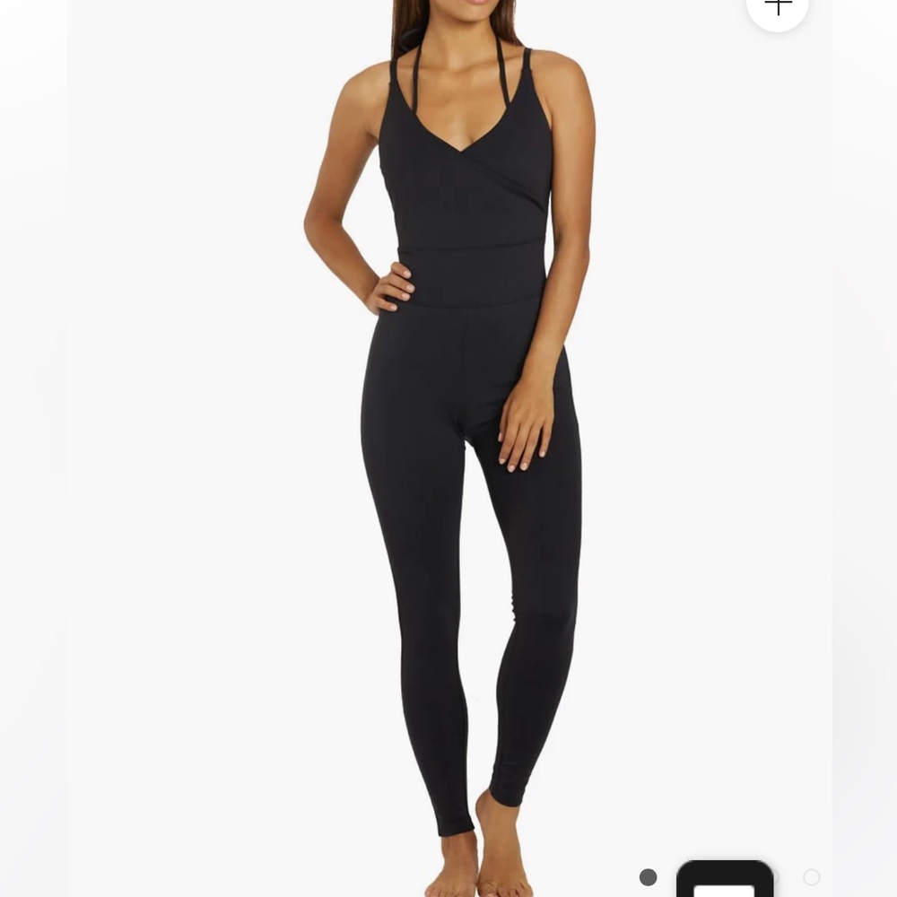 Year of Ours Deep Teal Sasha Onesie one piece workout jumpsuit